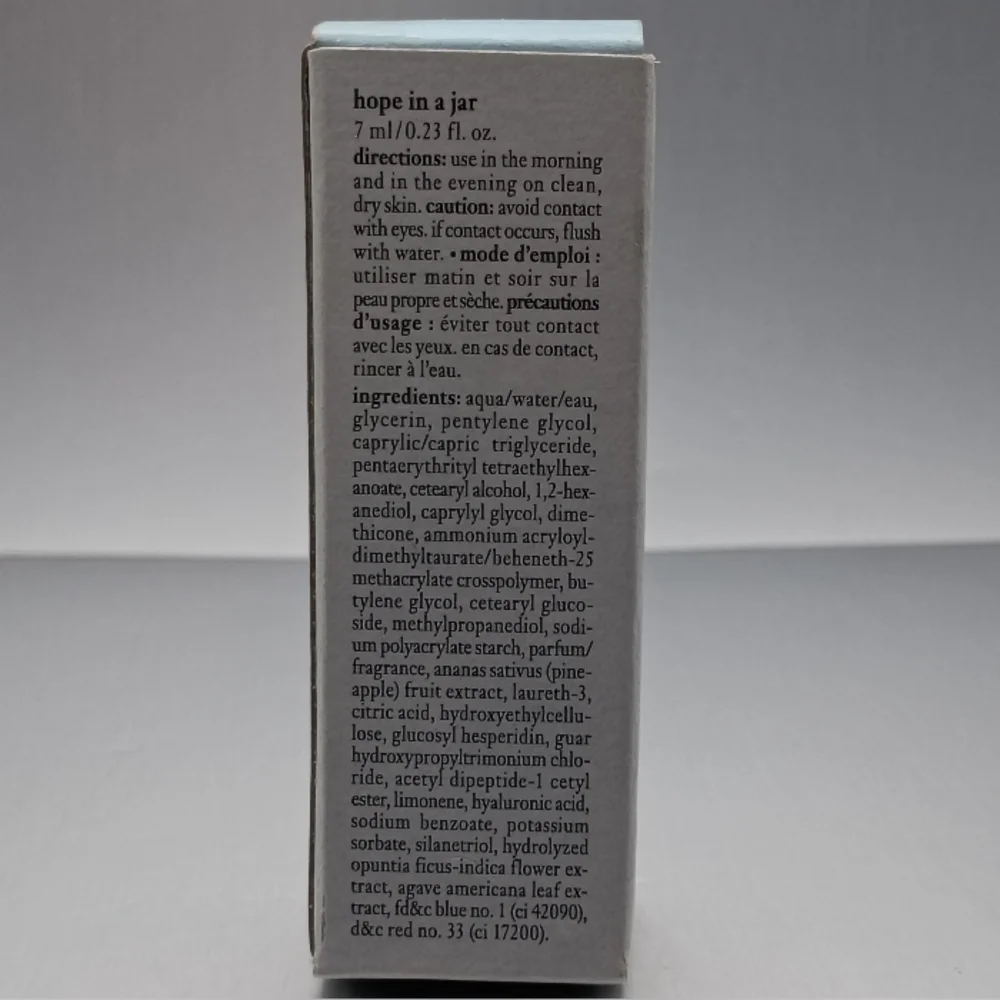 5 For $25 Item🌸 Philosophy Hope In A Jar Water Cream Hyaluronic Glow Moisturize - Picture 4 of 4